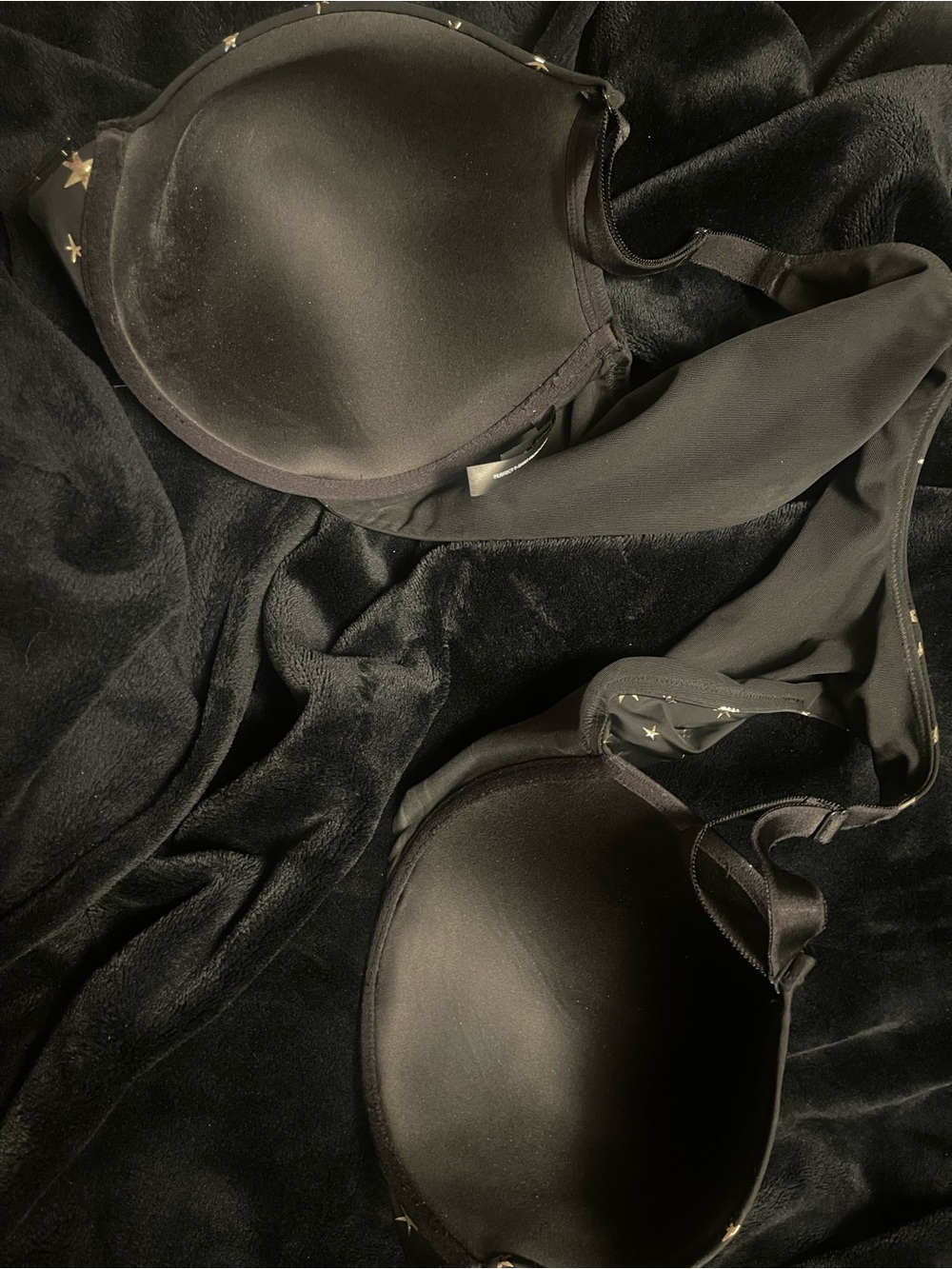torrid Black Bra with Gold Star Print - Picture 5 of 6